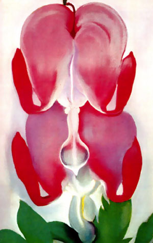Bleeding Heart 1932 - Georgia O'Keeffe reproduction oil painting