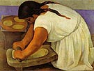 la Molendera (The Grinder) 1924 - Diego Rivera