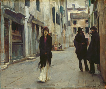 Street in Venice 1882 - John Singer Sargent reproduction oil painting