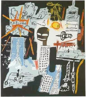 Carbon/Oxygen - Jean-Michel-Basquiat reproduction oil painting