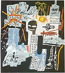 Carbon/Oxygen - Jean-Michel-Basquiat reproduction oil painting