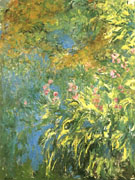 Iris 1914-17 - Claude Monet reproduction oil painting