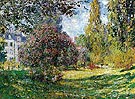 The Parc Monceau - Claude Monet reproduction oil painting