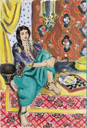 Seated Odalisque - Henri Matisse reproduction oil painting