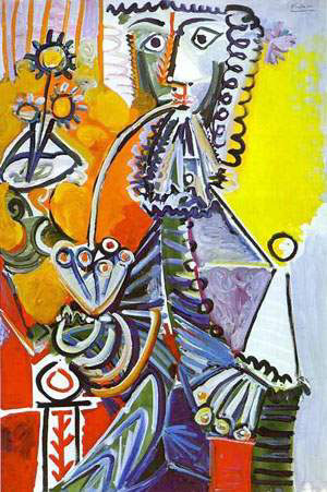 Cavalier with Pipe - Pablo Picasso reproduction oil painting