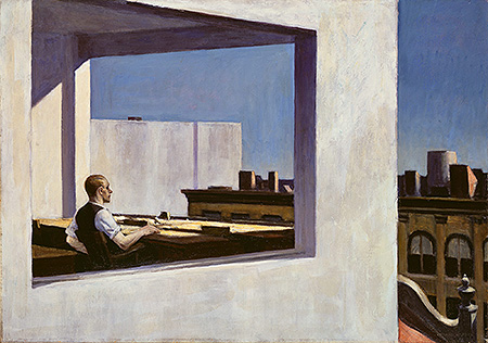 Office in Small City 1953 - Edward Hopper reproduction oil painting