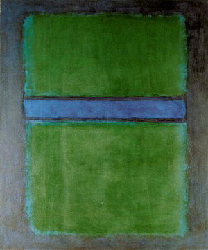 Rothko - Untitled 582 Green over Blue - Mark Rothko reproduction oil painting