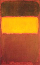 No 7 Orange and Chocolate - Mark Rothko reproduction oil painting