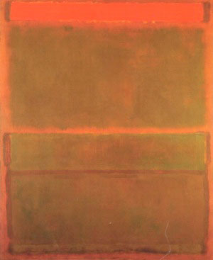 No 14 No 9 Red Over Three Browns - Mark Rothko reproduction oil painting