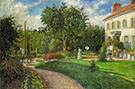 Garden of Les Mathurins at Pontoise - Camille Pissarro reproduction oil painting
