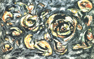 Ocean Greyness 1954 - Jackson Pollock reproduction oil painting