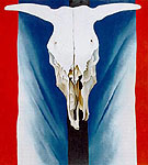 Cow's Skull, Red White & Blue 1931 - Georgia O'Keeffe