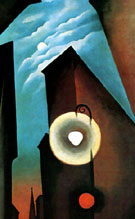 New York with Moon 1925 - Georgia O'Keeffe