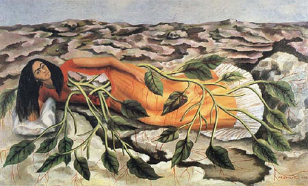 Frida Kahlo Roots 1943 - Frida Kahlo reproduction oil painting