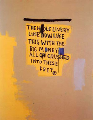 The Whole Livery Line 1987 - Jean-Michel-Basquiat reproduction oil painting