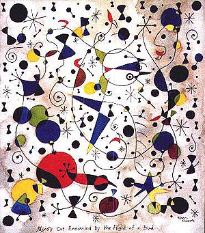 Frustrated Cat - Joan Miro reproduction oil painting