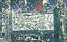 Guardians of the Secret - Jackson Pollock reproduction oil painting