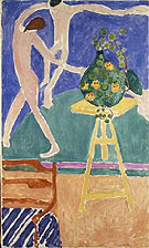 Vase of Nasturtiums with Dance 1912 - Henri Matisse reproduction oil painting