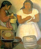 The Tortilla Maker - Diego Rivera