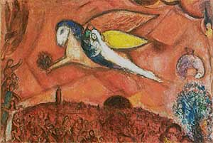 The Song of Songs IV - Marc Chagall reproduction oil painting