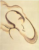 ABSTRACTION IX - Georgia O'Keeffe reproduction oil painting