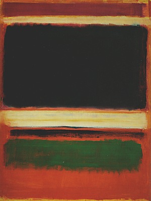 No 3 13 Magenta Black Green On Orange 1949 - Mark Rothko reproduction oil painting