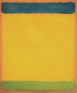Untitled Blue Yellow Green On Red 1954 - Mark Rothko reproduction oil painting