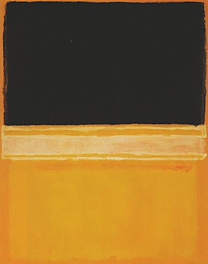 Black Pink Yellow Over Orange - Mark Rothko reproduction oil painting