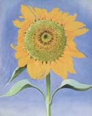 Sunflower, New Mexico - Georgia O'Keeffe reproduction oil painting