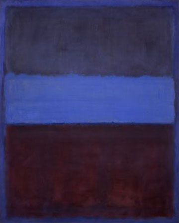 No 61 Rust and Blue 1953 - Mark Rothko reproduction oil painting