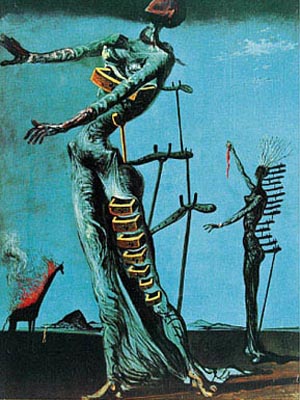 The Burning Giraffe 1937 - Salvador Dali reproduction oil painting