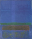 Untitled Blue Green and Brown 1952 - Mark Rothko reproduction oil painting