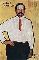 Pedro Manach 1901 - Pablo Picasso reproduction oil painting