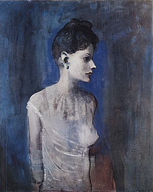 Woman in a Chemise 1905 - Pablo Picasso reproduction oil painting