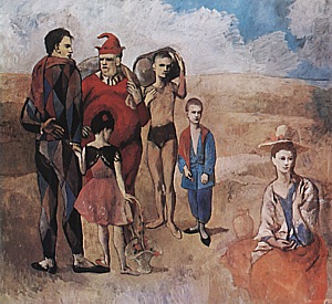 Family of Saltimbanques 1905 - Pablo Picasso reproduction oil painting