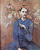 Boy with a Pipe - Pablo Picasso reproduction oil painting