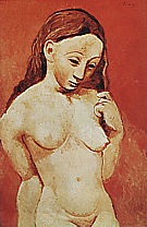 Nude against a Red Background 1906 - Pablo Picasso