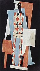Harlequin 1915 - Pablo Picasso reproduction oil painting