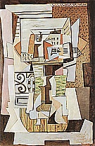 Still Life on a Table 1920 - Pablo Picasso reproduction oil painting