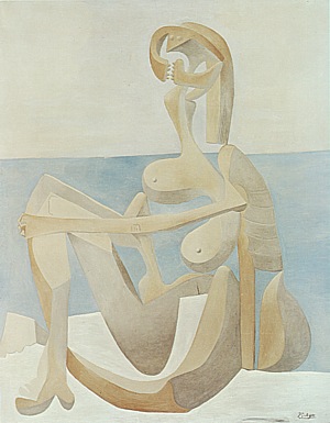 Seated Bather 1930 - Pablo Picasso reproduction oil painting