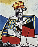 The Smoker 1953 - Pablo Picasso reproduction oil painting