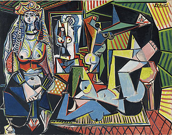 Women of Algiers, after Delacroix 1955 - Pablo Picasso reproduction oil painting