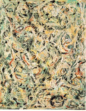 Eyes in the Heat 1946 - Jackson Pollock reproduction oil painting