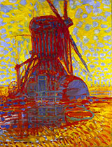 Windmill in Sunlight 1908 - Piet Mondrian reproduction oil painting