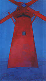 The Red Mill c1910 - Piet Mondrian