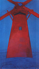The Red Mill c1910 - Piet Mondrian