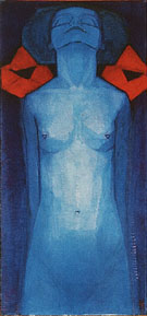 Evolution 1 c1910 - Piet Mondrian reproduction oil painting