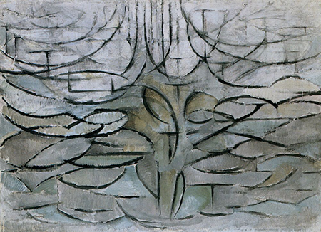 Apple Tree in Flower 1912 - Piet Mondrian reproduction oil painting