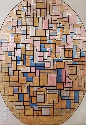Tableau III 1914 - Piet Mondrian reproduction oil painting