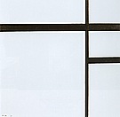 Composition II with Black Lines 1930 - Piet Mondrian